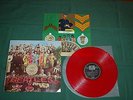 The Beatles Sgt Peppers. 20th Anniversary Red Vinyl. Ex. Condition