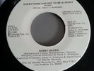 Rare WD Bobby Baker - Everything has got to be alright - Davida Inc. Orig NS 45