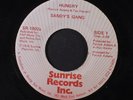 SANDY'S GANG: Hungry / Instro 45 (Modern Soul Disco, Patrick Adams) rare Soul