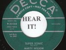 Marty Wilson ROCKABILLY INSTRO 45-Decca PROMO 30544-Super Sonic/I'm All Woke Up