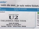 Billets places tickets concert U2 BRUXELLES RARE Placement TOP CAT 1   200€