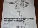 RARE DAVID BOWIE POSTER - ZIGGY STARDUST LIVE AT THE RAINBOW Pink Floyd