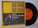 BOB DYLAN - One Of Us Must Know - RARE PS Picture sleeve