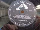 ELVIS PRESLEY 78 BLUE SUEDE SHOES (1960 VERSION) / WOODEN HEART RCA VICTOR 4006