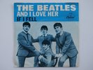 THE BEATLES If I Fell / And I Love Her Picture Sleeve PS 45 RPM 7