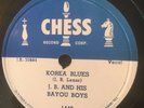 Chess 1449 J.B & His Bayou Boys KOREA BLUES  E+ 1952  ( Lenoir )