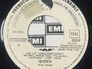 Queen?– We Will Rock You / Bohemian Rhapsody Very Rare Spanish White Label PROMO