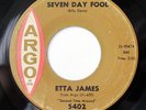 ETTA JAMES-SEVEN DAY FOOL ON ARGO NORTHERN R&B 45-HEAR