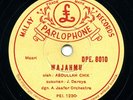 MALAYSIA - Abdullah Chik on Parlophone, exotica-jazz ca. 1945 - nice