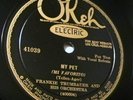Bix w/Frankie Trumbauer Orchestra-Electric OKeh 41039 Borneo/My Pet (1928)