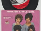 THE SHIRELLES 1963 FOOLISH LITTLE GIRL 45rpm & PICTURE SLEEVE - EXCELLENT