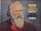 HEIFETZ: Brahms Violin Concerto * Reiner * RCA/Classic Audiophile 180 gram LP NM