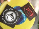 single coil themes from blue canary yellow derek jarman rare with 2 stickers