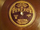 78 : PERFECT 11270-PERFECT HAWAIIANS / ANNETTE HANSHAW- RIGHT OR WRONG  /BELOVED