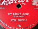 Rare Doo Wop  by Five Thrills Parrot 78 #796  Feel So Good/My Baby's Gone
