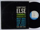 CANNONBALL ADDERLEY Somethin' Else LP on Blue Note mono NY