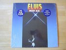 Elvis Presley LP, Moody Blue, RCA # AFL1-2428, Blue Vinyl Shrinkwrap stickers