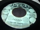 Richie Valens Come On Let's Go / Framed 45 Del Fi original plays nice