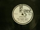DIZZY GILLESPIE Umbrella Man / Stardust Stuff Smith Joe Carroll Dee Gee 10