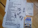 THE SPECIALS - FULLY SIGNED GIG SET LIST PLUS GUEST PASS & TICKET - SKA TWO TONE