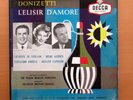 LXT 5155-7 Donizetti L'Elisir D'Amore Di Stefano Gueden Corena 3xLP Decca Mono