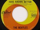 THE BEATLES  RARE CANADA ISSUE 45 A HARD DAY'S NIGHT WITH NO UNART CREDITS