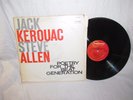 SPOKEN WORD LP JACK KEROUAC STEVE ALLEN POETRY FOR THE BEAT GENERATION
