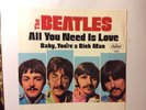 BEATLES 45 Picture Sleeve - ALL YOU NEED IS LOVE - BABY YOU'RE A RICH MAN...