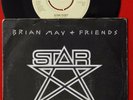 BRIAN MAY & FRIENDS VAN HALEN GRATZER CHEN MANDEL 1983 UK  PROMO 7“PS QUEEN