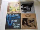 ELTON JOHN *4 VINYL ALBUM SET* HONKEY CHATEAU, YELLOW BRICK, MADMAN ACROSS WATER
