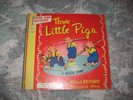 Three Little Pigs 10 inch 78 RPM Record Picturebook Album 1950 Peter Pan Records