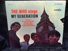 The Who Sings My Generation SEALED USA 1967 VINYL LP W/ NO BARCODE