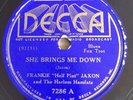 Pre-War Jazz Vocal  FRANKIE JAXON/HARLEM HAMFATS Wet It DECCA 7286 VV+ Listen