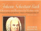 Bach: 6 Sonatas and Partitas for solo violin   Henryk Szeryng  DGG Box 3 LP ED 1