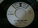 The First Gear  45 Promo Record   A Certain Girl   Mar Mar  USA    Led Zeppelin
