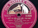 HENRY ALLEN JNR. & HIS ORCH - ‘I FELL IN LOVE WITH YOU’ 1932 HMV, JAZZ CLASSICS
