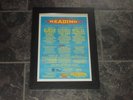 Reading Festival 1997-Suede/Manics/Metallica-Original poster sized advert framed
