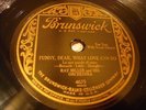 JAZZ RAY MILLER ORCH Funny Dear, What Love Can Do BRUNSWICK 4675 E+