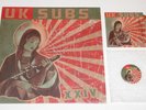 U.K. SUBS tricolor XXIV LP + Bottle Opener + Signed CD by Charlie punk rock oi