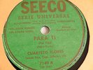 Cuarteto Flores  - Latin 78rpm 10-inch SEECO #7149 Para Ti (bolero)
