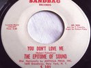 THE EPITOME OF SOUND   YOU DON'T LOVE ME ** US SANDBAG 45