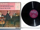 Beethoven Cello   Rostropovich / Richter   2 LP Box   Philips SAL 3453-4 Stereo
