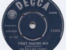Rolling Stones India Decca 45 1968 * Street Fighting Man * EX