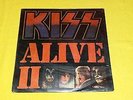 Kiss Alive II No gatefold Black White cover rare edition of only one LP PERU