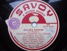 Charlie Parker Billie's Bounce 78 Savoy 918 EX 1940s 10-Inch 78rpm shellac singl