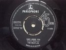 R 5055 PARLOPHONE THE BEATLES SHE LOVES YOU DECCA CONTRACT PRESSING