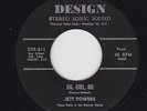 Jett Powers - Go Girl Go - Design - Mariano Repro dated 1971 Rockabilly.