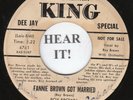 Roy Brown R&B45 (King 4761 BIO PROMO) Fannie Brown Got Married/Queen of Diamonds