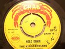 •RARE 45• The Kingstonians-Hold Down / Barry York-Who Will She Be •CRAB Records