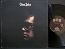 ELTON JOHN self titled s/t LP UK 1970 DARK BROWN VINYL DJM Textured Gatefold Sle